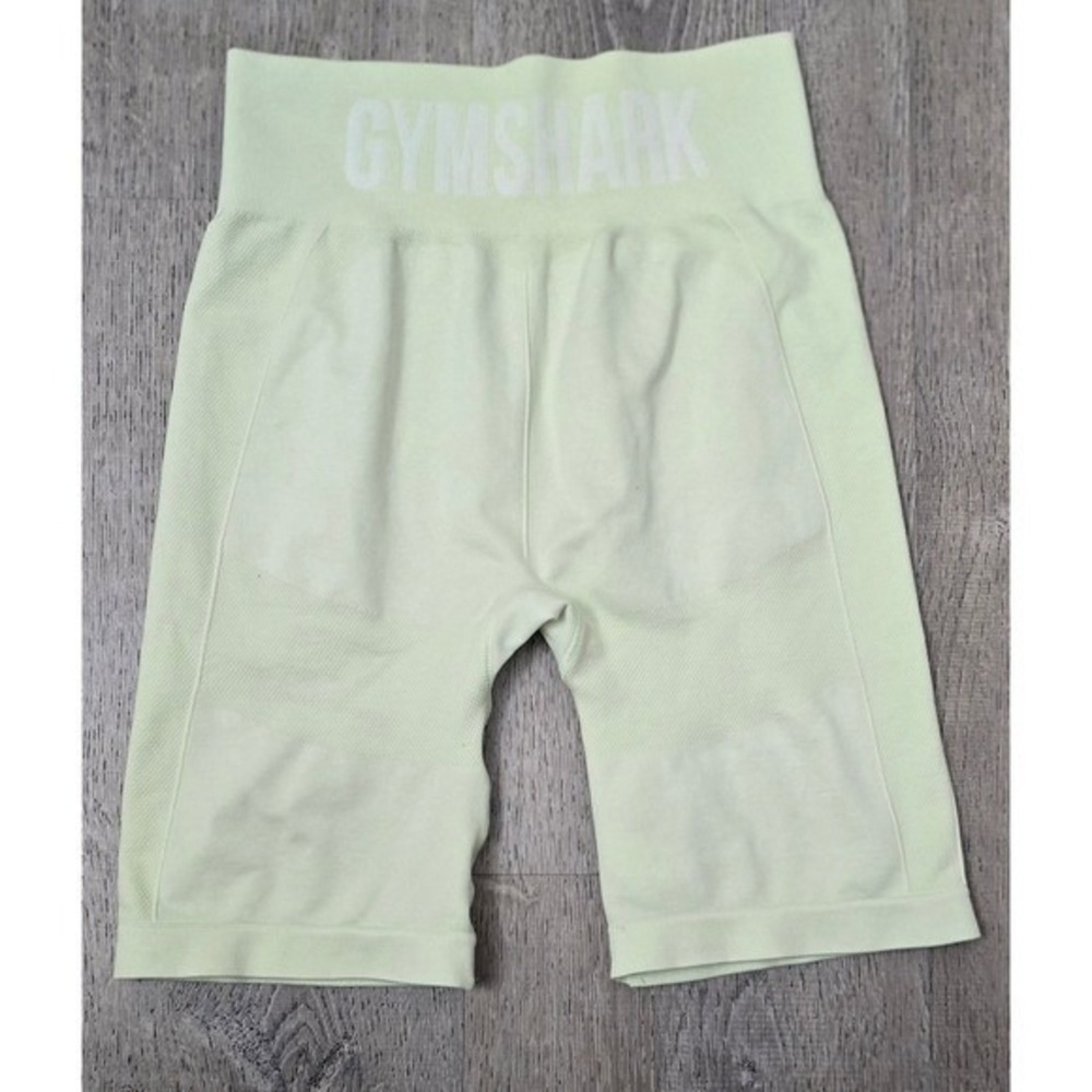 GYMSHARK‎ Flex Cycling Shorts, Size Medium Logo High Waisted - Picture 5 of 9